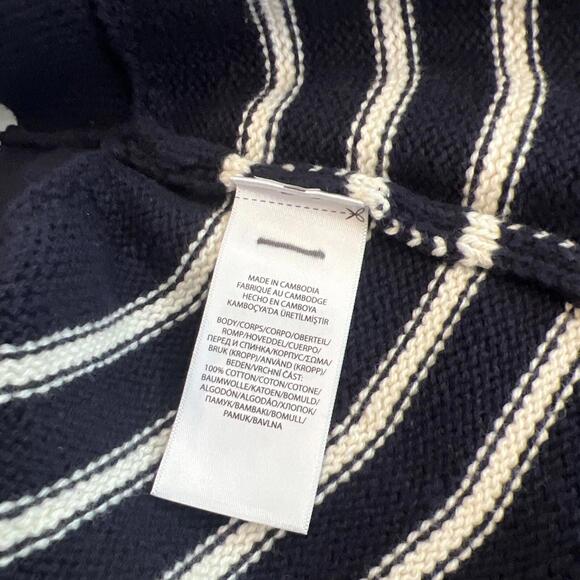 $105 Polo Ralph Lauren Kids Girl's Blue Striped Knit Skirt Size 3 - Picture 5 of 6